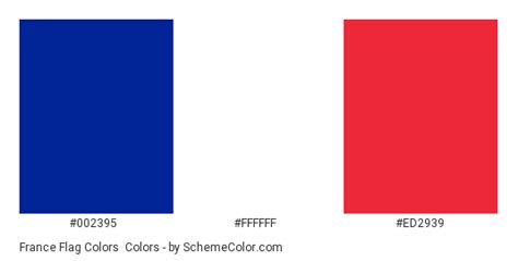 france flag colors code